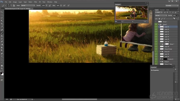 Painting the Tree and the Details