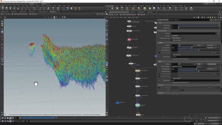 Creating Vellum Hair Setup