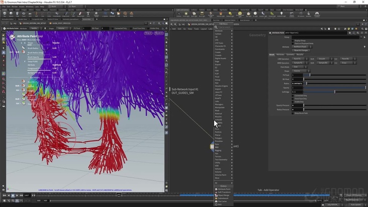 Production Groom: Guide Post-Process, Deform, Auto-Cache