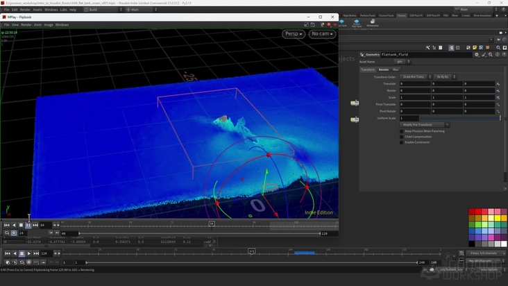 Animation & Ocean Flat Tank Setup
