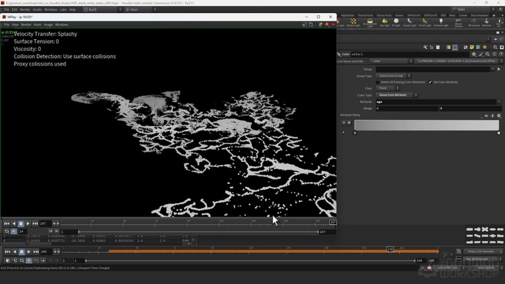 In-Scene White Water Setup