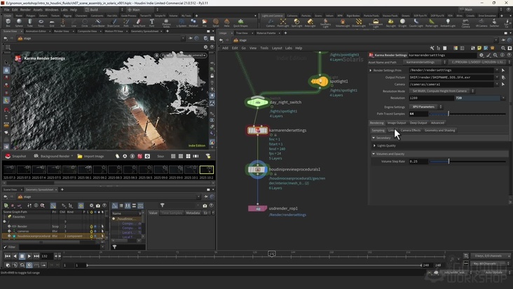 Scene Assembly in Solaris