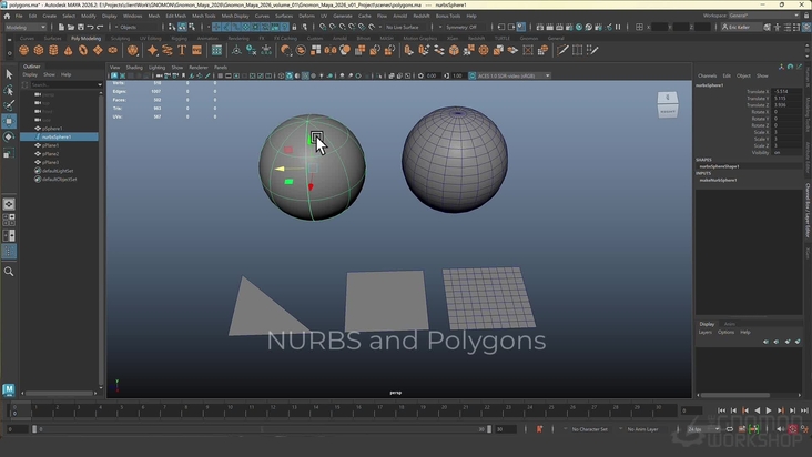 Editing Polygons in Maya