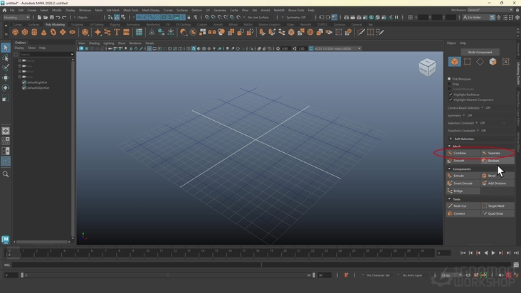 Combine & Separate Meshes