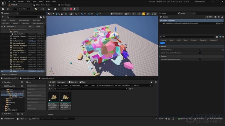 Destroying Buildings with Chaos Physics