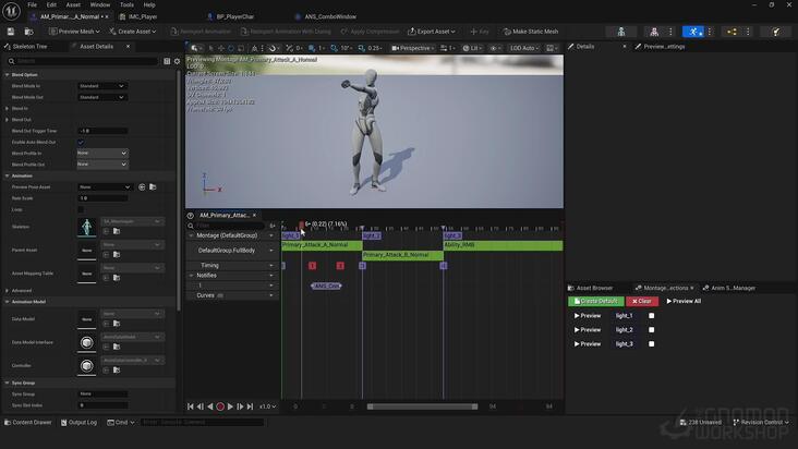 Melee Combo Systems & Animation Notifies