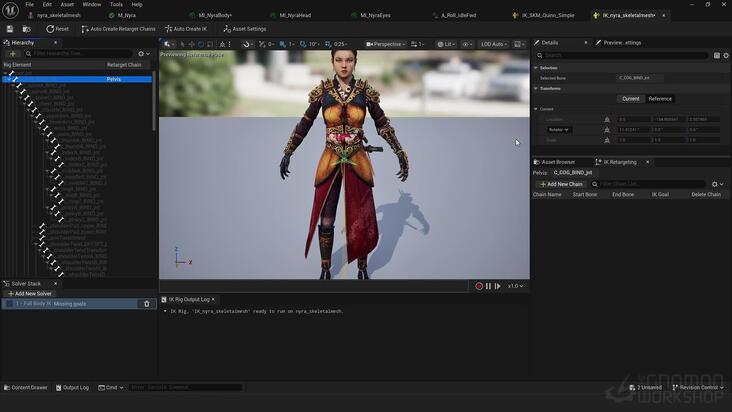 Retargeting Animations using IK Rig