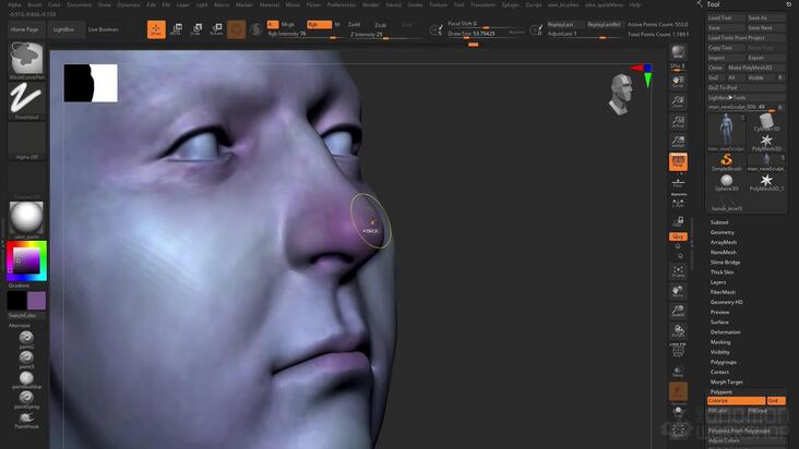 Scene Blocking & Character Sculpting