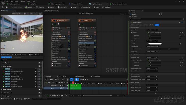 Creating the Particle Systems