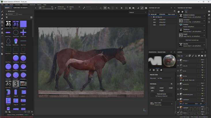 Texturing with Substance 3D Painter