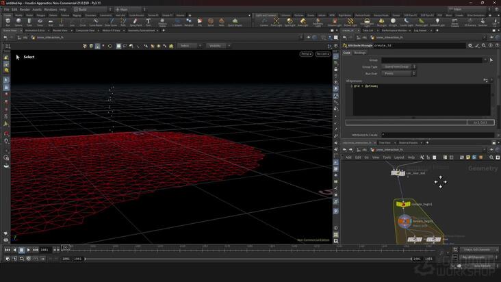 Main Snow Simulation Setup: Part 1