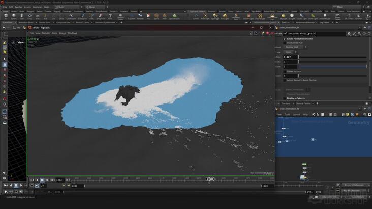Main Snow Simulation Setup: Part 3