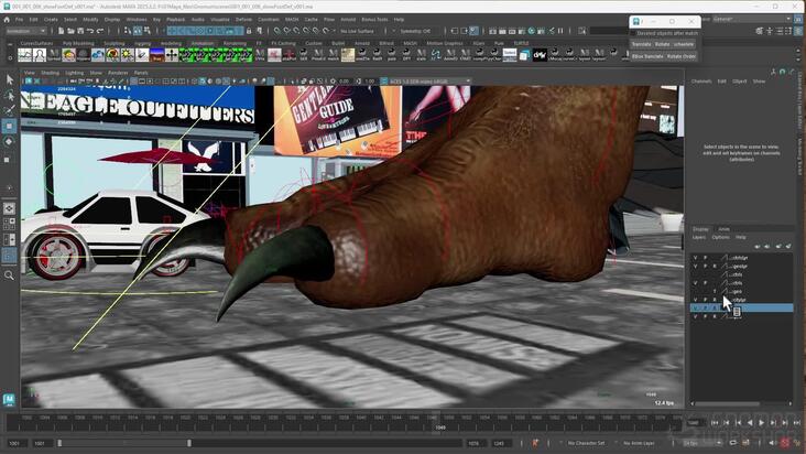 Animating Shot 2: Showing Weight
