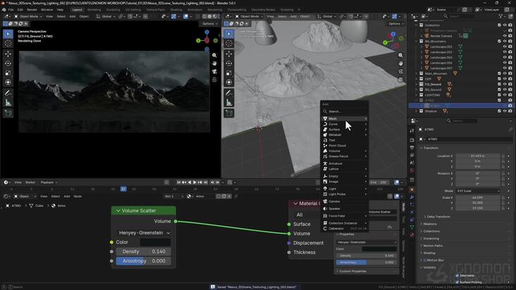 Lighting, Atmosphere & Texturing