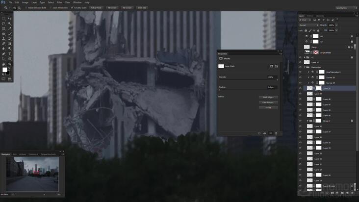 Destroyed City Matte Painting: Part 1