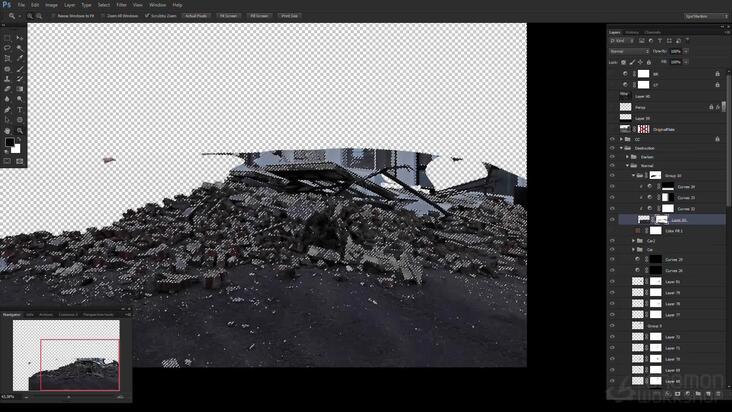 Destroyed City Matte Painting: Part 2