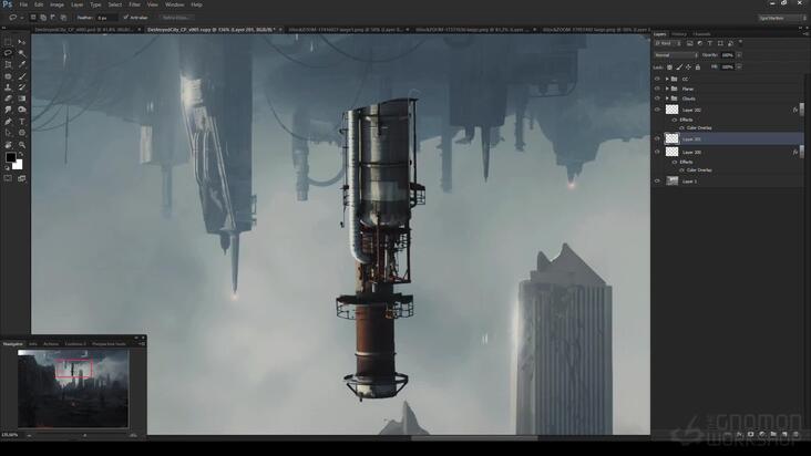 Destroyed City Concept Painting: Part 2