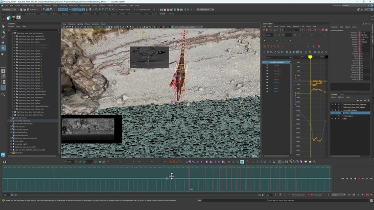 Blocking Animation the Shot Using the References: Part 2