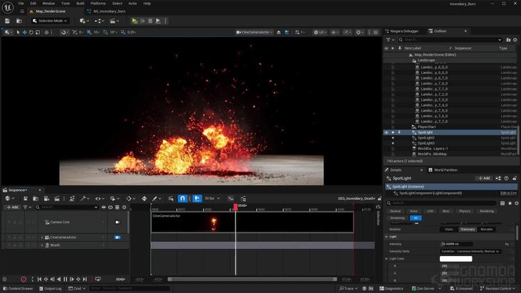 Finalizing the Scene